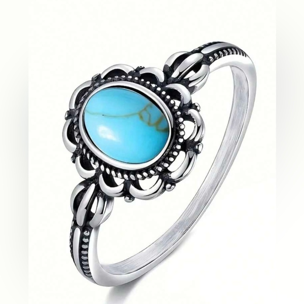 925 Sterling Silver Ring Size 7 - Picture 2 of 6
